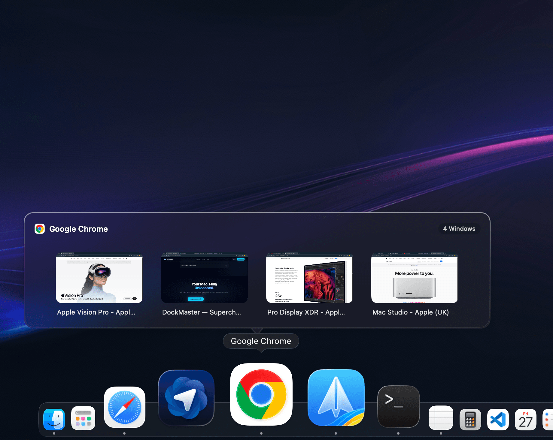 DockMaster — Live Window Previews, Clipboard & File Shelf for Mac