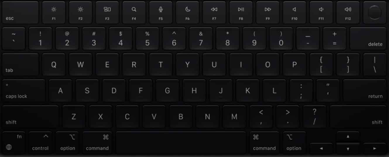 Mac keyboard shortcuts for DockMaster — Option+C clipboard, Option+S shelf